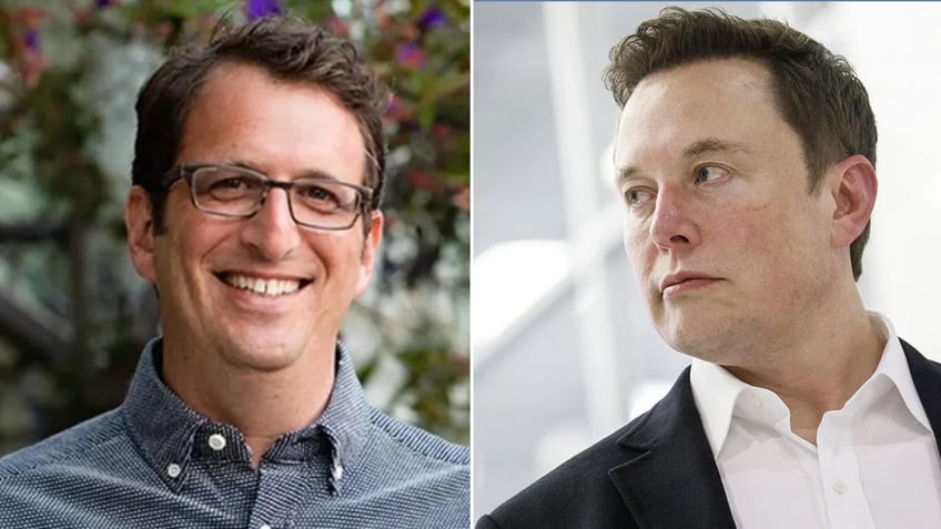 side by side of Dean Preston and Elon Musk