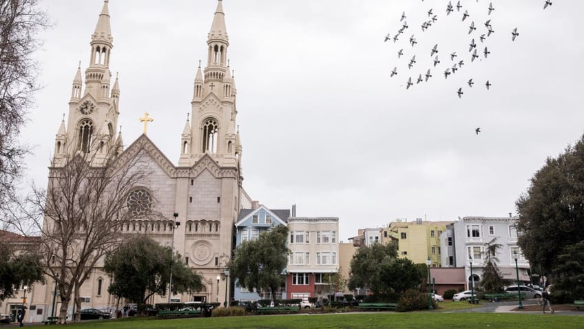 san francisco man allegedly assaults parishioner at church tosses improvised device at police during chase