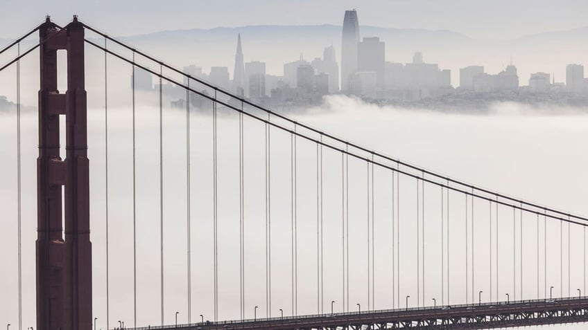 San Francisco's famous Golden Gate Bridge