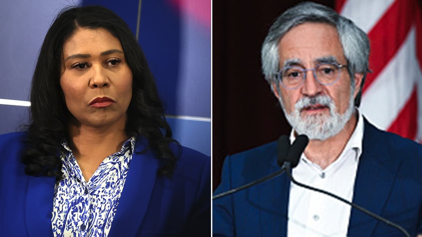 London Breed and Aaron Peskin