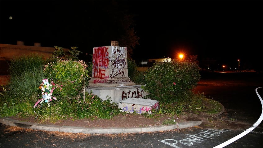 San Francisco began reviewing statues after protesters began defacing them during Black Lives Matter protests.