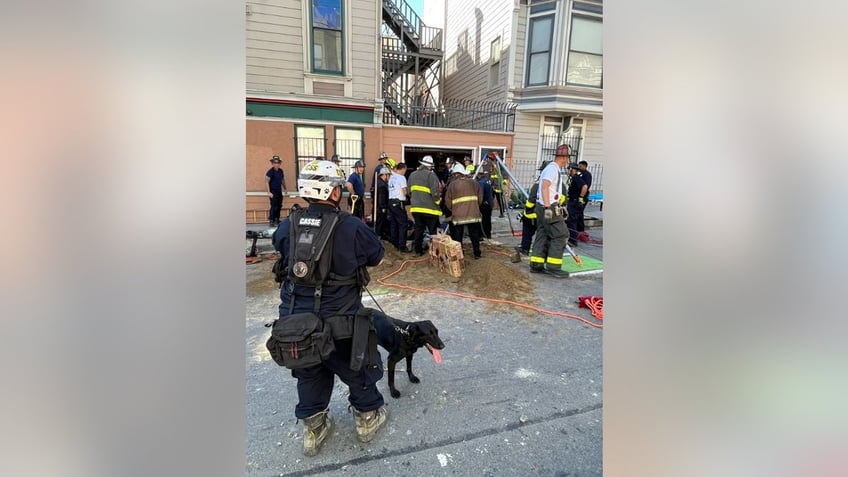 san francisco utility worker dies after being trapped under mound of dirt fire officials say