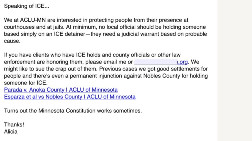 Attorneys message about avoiding ICE