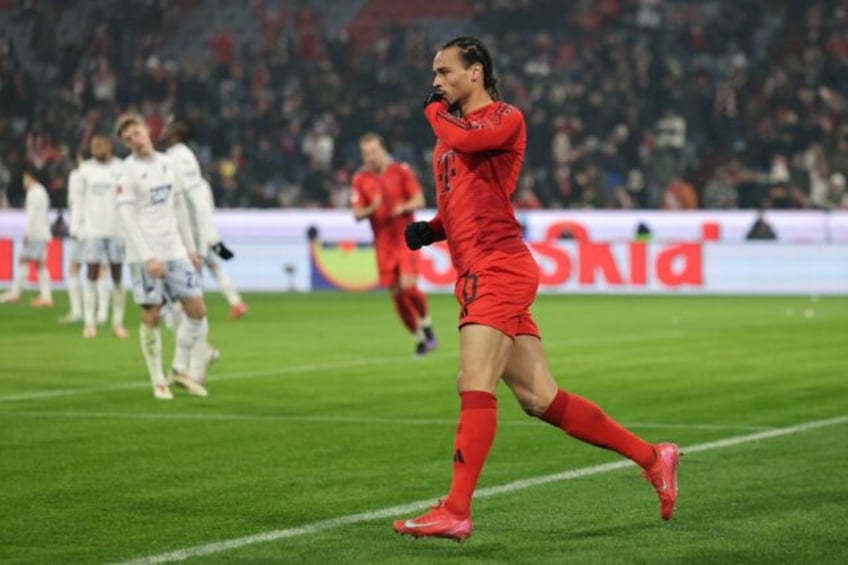 Bayern Munich forward Leroy Sane scored two goals in Wednesday's big win over Hoffenheim.