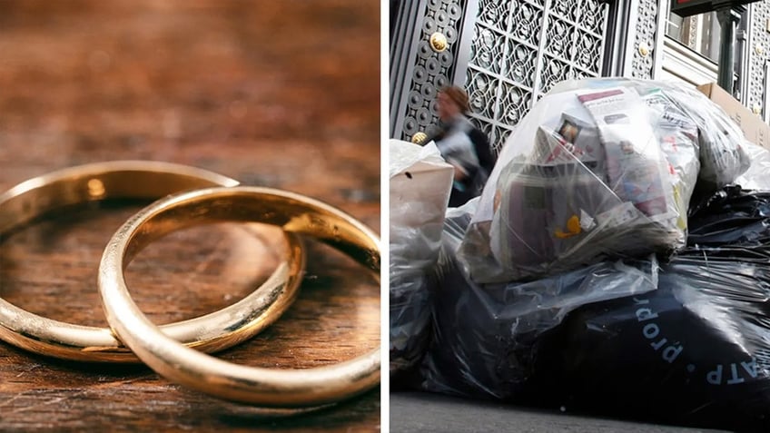 sanitation workers in new hampshire dig through 20 tons of trash to find lost wedding ring