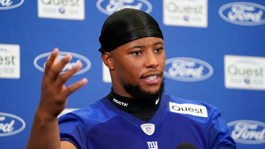 saquon barkley explains epiphany that led to joining giants at start of training camp followed my heart