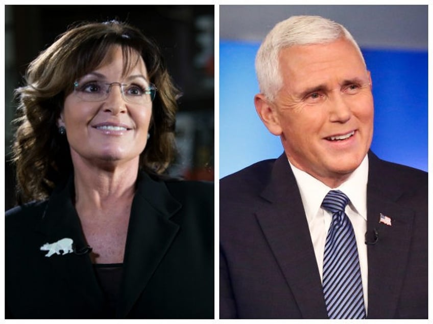 sarah palin congratulates mike pence calls for unity to win