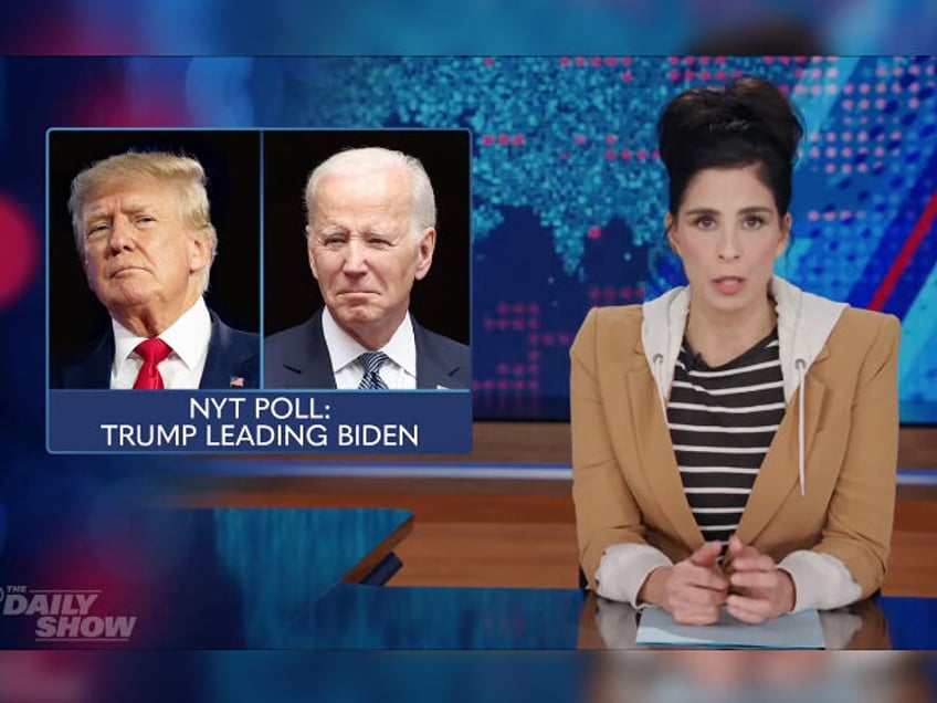 sarah silverman freaks over poll showing trump beating biden in key swing states this is really scary for liberals