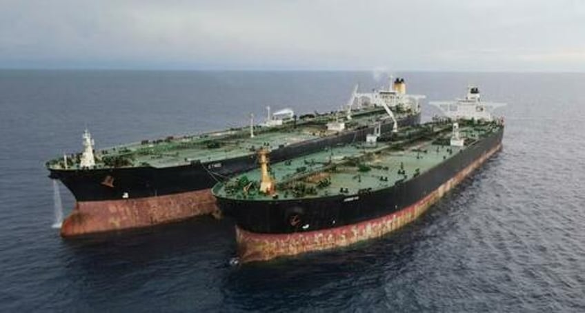 satellite analysis shows enormity of secretive oil shipping hub funneling iranian crude to china