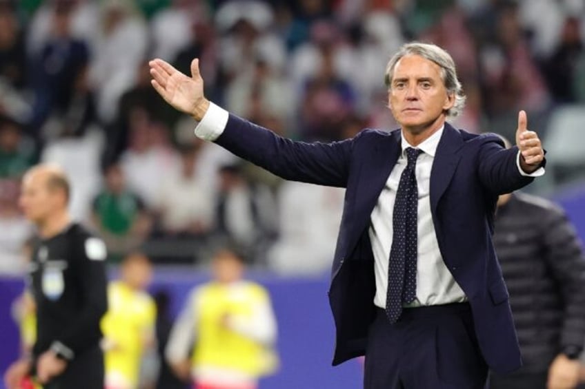 Saudi Arabia's coach Roberto Mancini saw his team lose on penalties