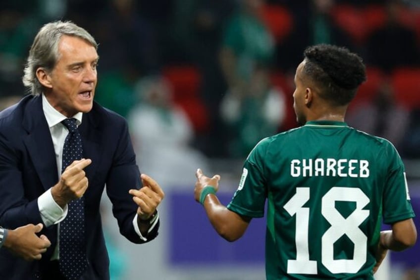 Roberto Mancini's Saudi Arabia struggled at times