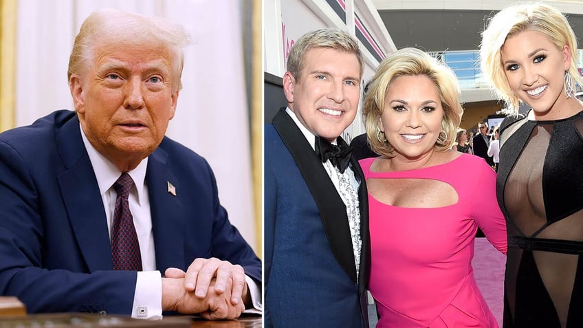 trump/todd julie and savannah chrisley