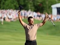 Schauffele makes the putt of his life for first major win