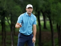 Scheffler fires 63 despite long delay to lead CJ Cup Byron Nelson