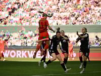 Schueller hat-trick sends Bayern women to first double