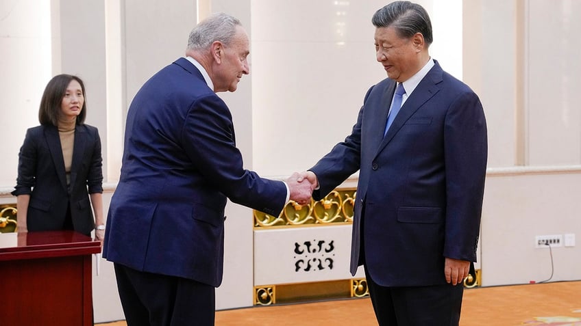 schumer calls on xi to support israel as china says relation with us will determine the future of humanity