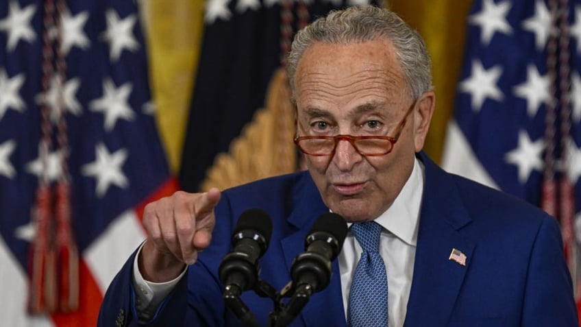 schumer pledges supercharged path to ai regulation when senate returns from recess