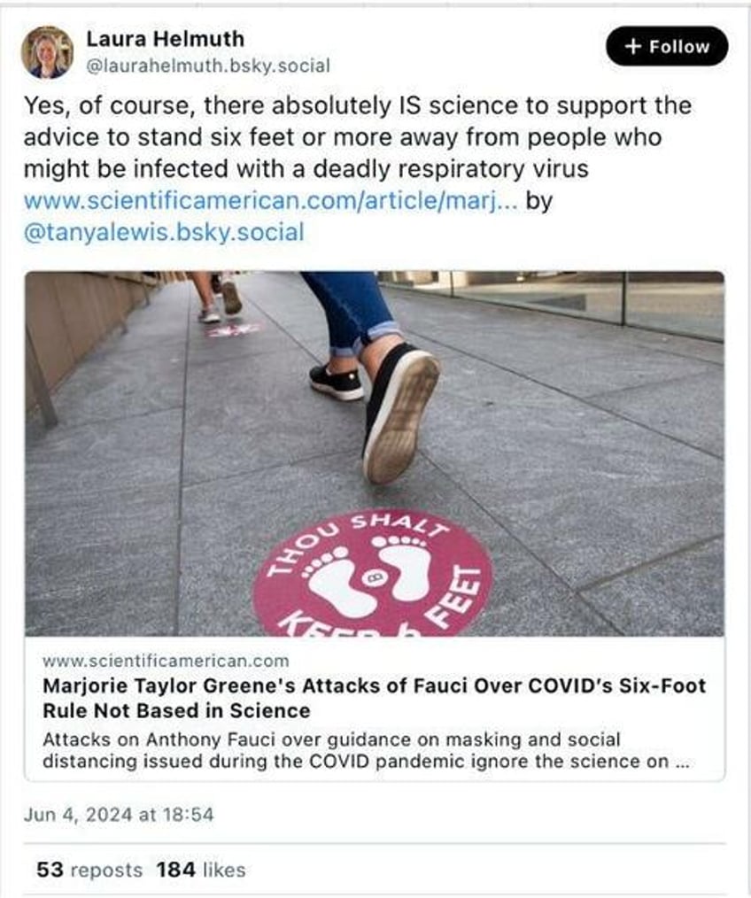 scientific americans laura helmuth continues to embarrass and humiliate herself