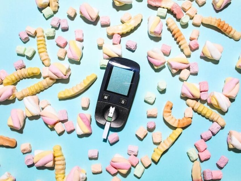 Diabetes tester and candy