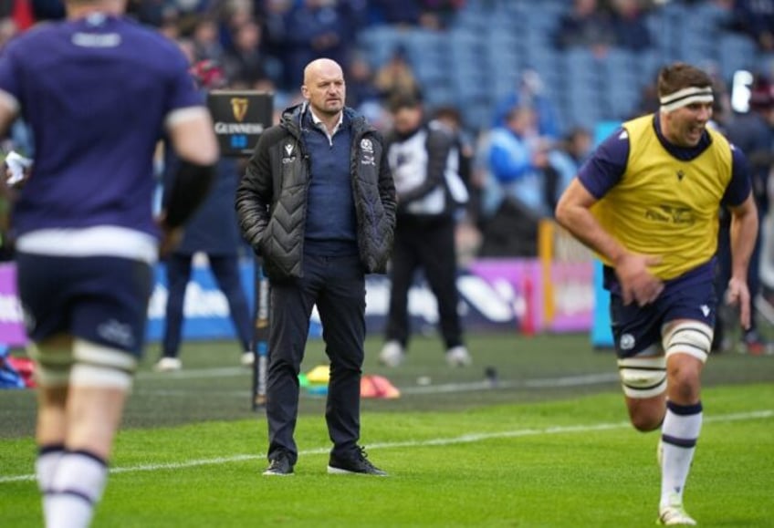 Mouthguard worries: Scotland coach Gregor Townsend