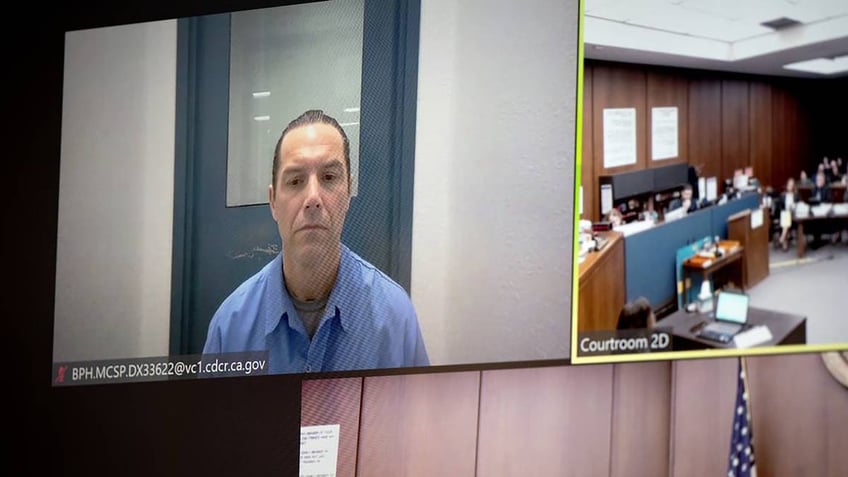 Scott Peterson appears via video call for a status hearing