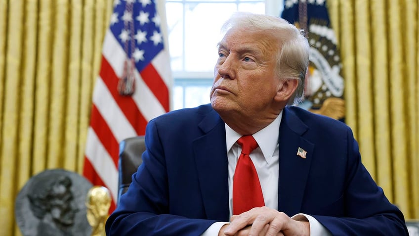 President Donald Trump in Oval Office
