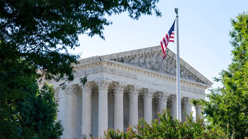 US Supreme Court building on sunny day