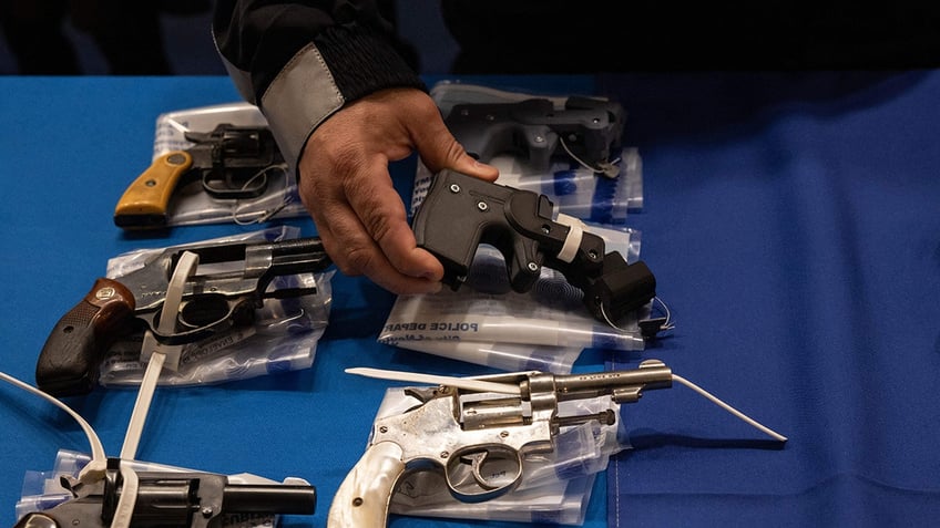3D printed ghost guns on display