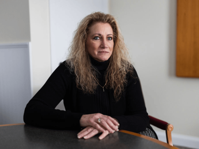 AKRON, OH. - FEBRUARY 20, 2025: Marlean Ames in her lawyer's office in Akron, OH on Februa