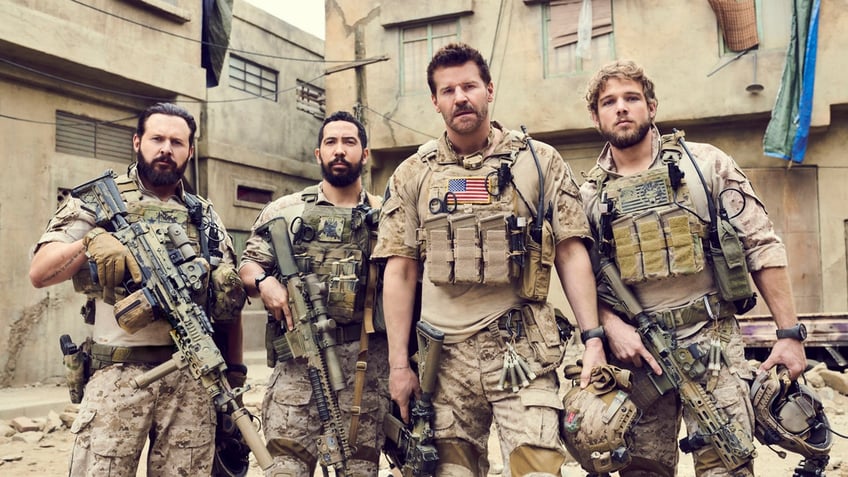 The cast of "SEAL Team"