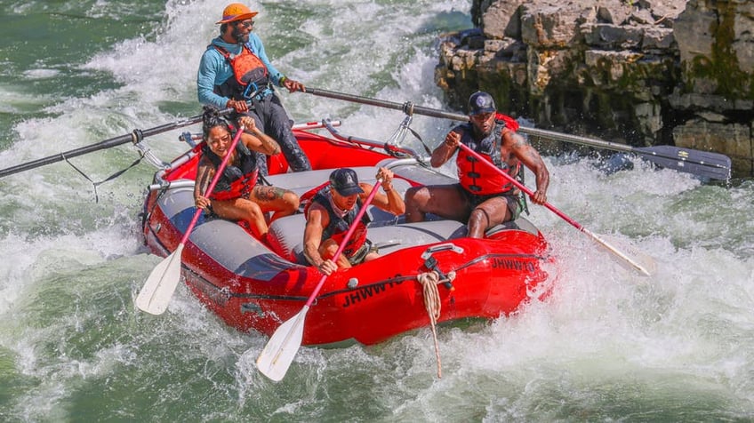 Sean "Diddy" Combs rafting