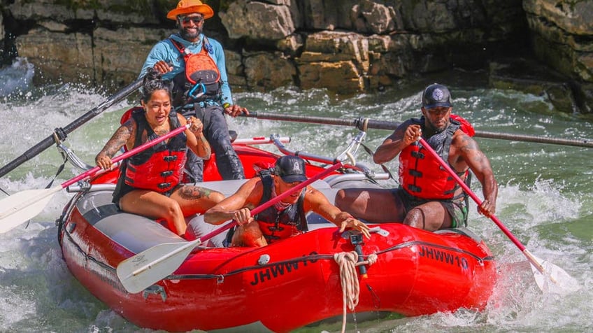 Sean "Diddy" Combs paddling