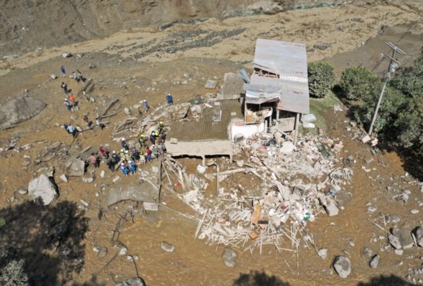 search for missing paused in colombia after landslide kills 15