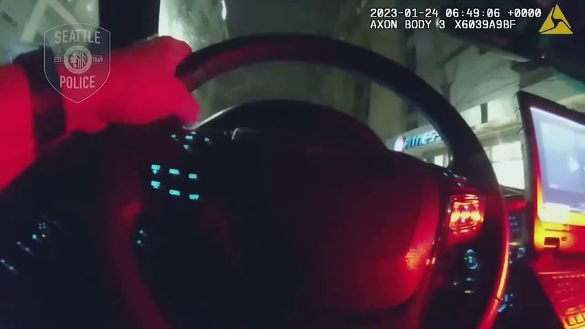 seattle cop caught on bodycam video laughing about woman hit killed by patrol car