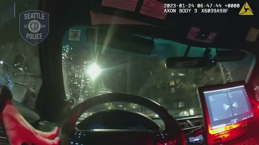 seattle cop caught on bodycam video laughing about woman hit killed by patrol car