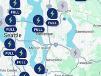 Seattle EV Drivers Panic For Charging Stations After Bomb Cyclone 