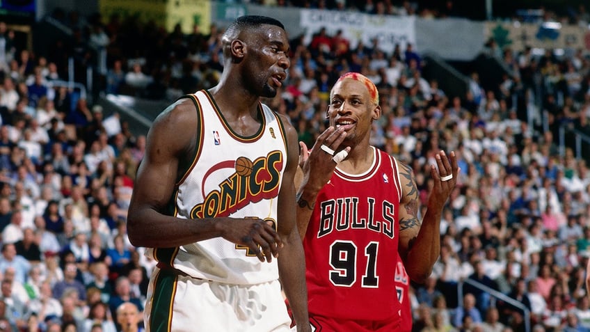 Shawn Kemp and Dennis Rodman