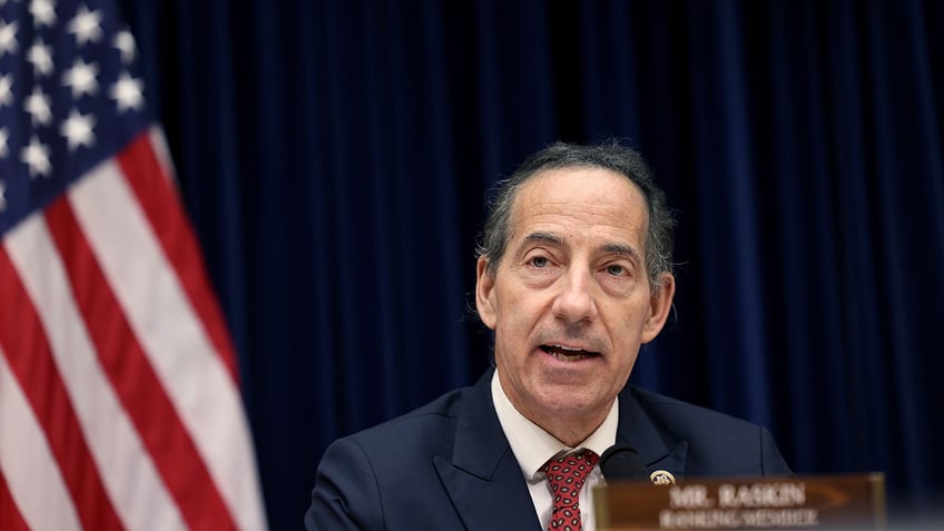 Representative Jamie Raskin during a hearing in Washington, DC