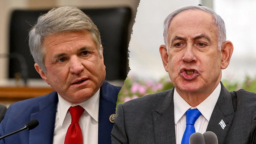 Michael McCaul and Benjamin Netanyahu