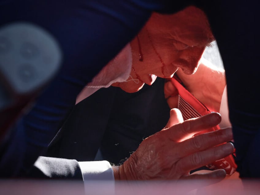 BUTLER, PENNSYLVANIA - JULY 13: Republican presidential candidate former President Donald