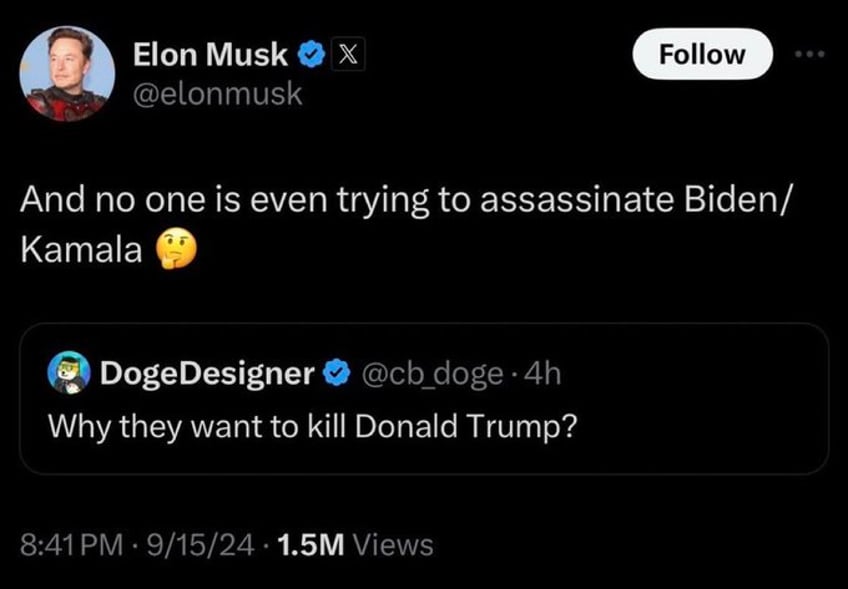 Elon Musk assassination joke