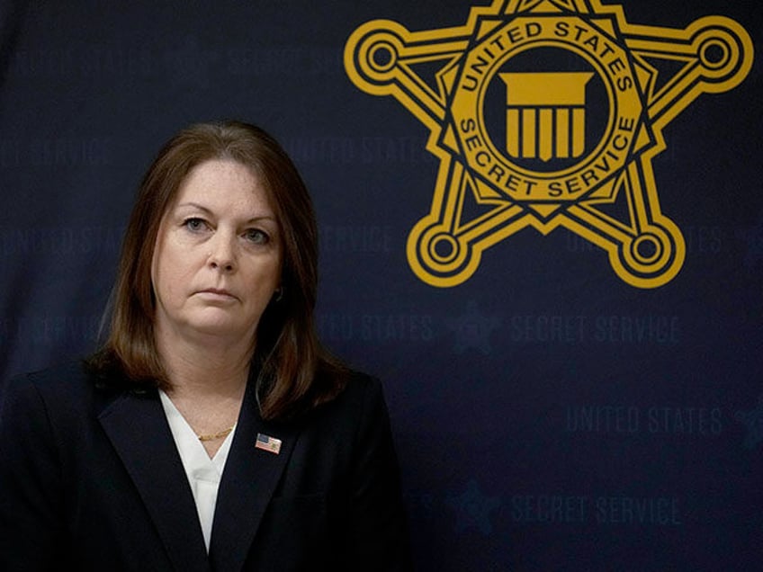 U.S. Secret Service Director Kimberly Cheatle attends a news conference about the upcoming