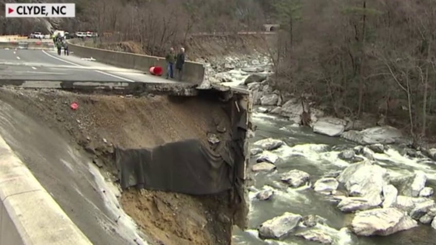 NC interstate collapse