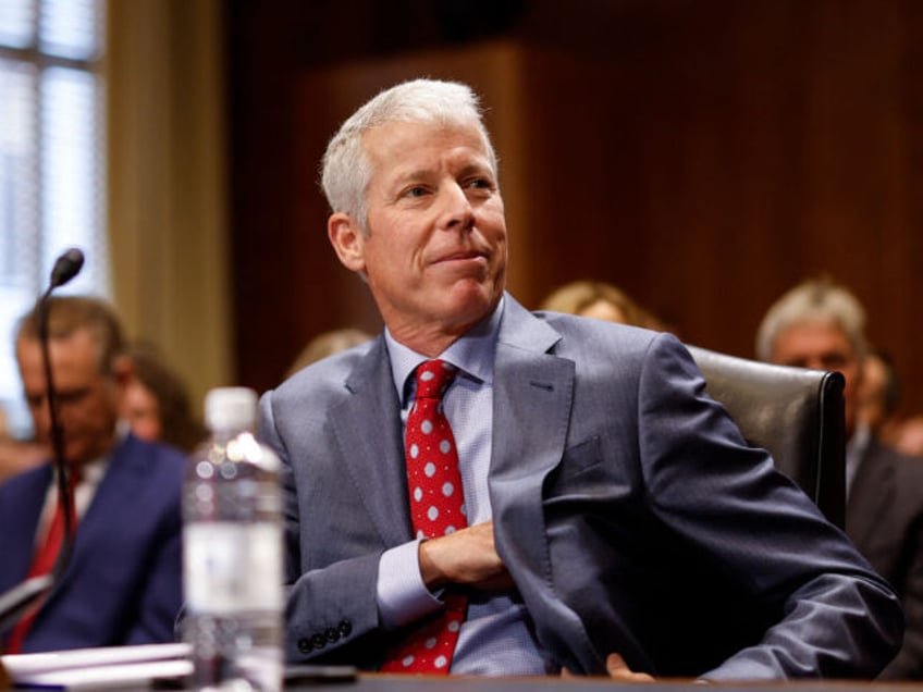 US engineer and businessman Chris Wright arrives to testify before a US Senate Energy and