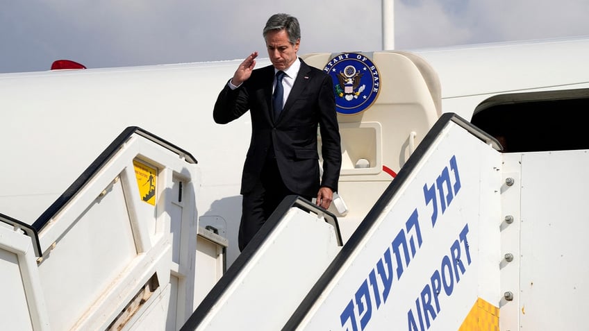 secretary of state blinken arrives in israel in show of solidarity following hamas terrorist attacks