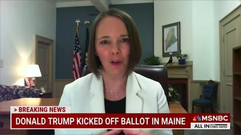 secretary of state that kicked trump from maine ballot wants better leaders in power to prevent election sabotage