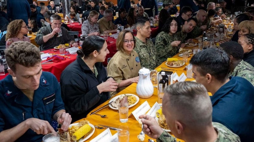 see the photos us troops celebrate thanksgiving across the world