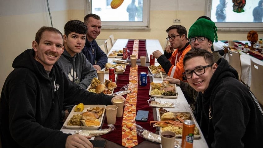 see the photos us troops celebrate thanksgiving across the world