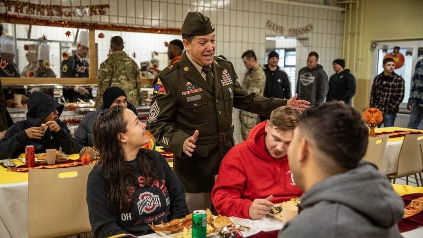 see the photos us troops celebrate thanksgiving across the world