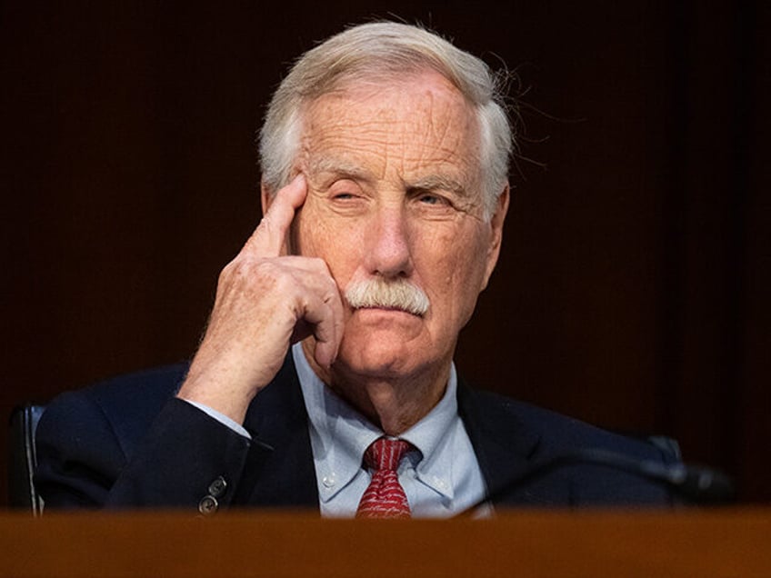 sen angus king democrats push semiautomatic rifle ban for lethal capacity weapons